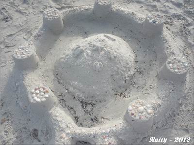 Hrad z bílého písku
